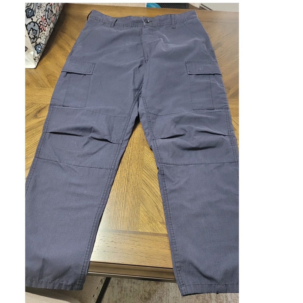 Rothco Ultraforce BDU Cargo Pants Mens Medium Reg Navy Blue Ripstop Tactical